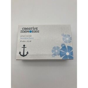 Creative Memories - Anchor - Decorative Punch -  EUC With Box